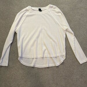 Wild fable waffle white long sleeve.